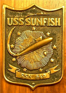 USS Sunfish (SSN 649) ship's plaque - image