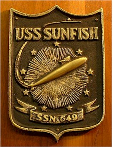 USS Sunfish (SSN 649) ship's plaque - image