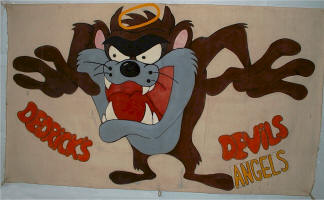 610-Gold patrol banner "Dedrick's Devils"