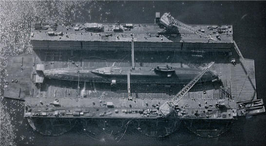 SSBN-600 aboard the AFDB_& in Holy Loch 1960s